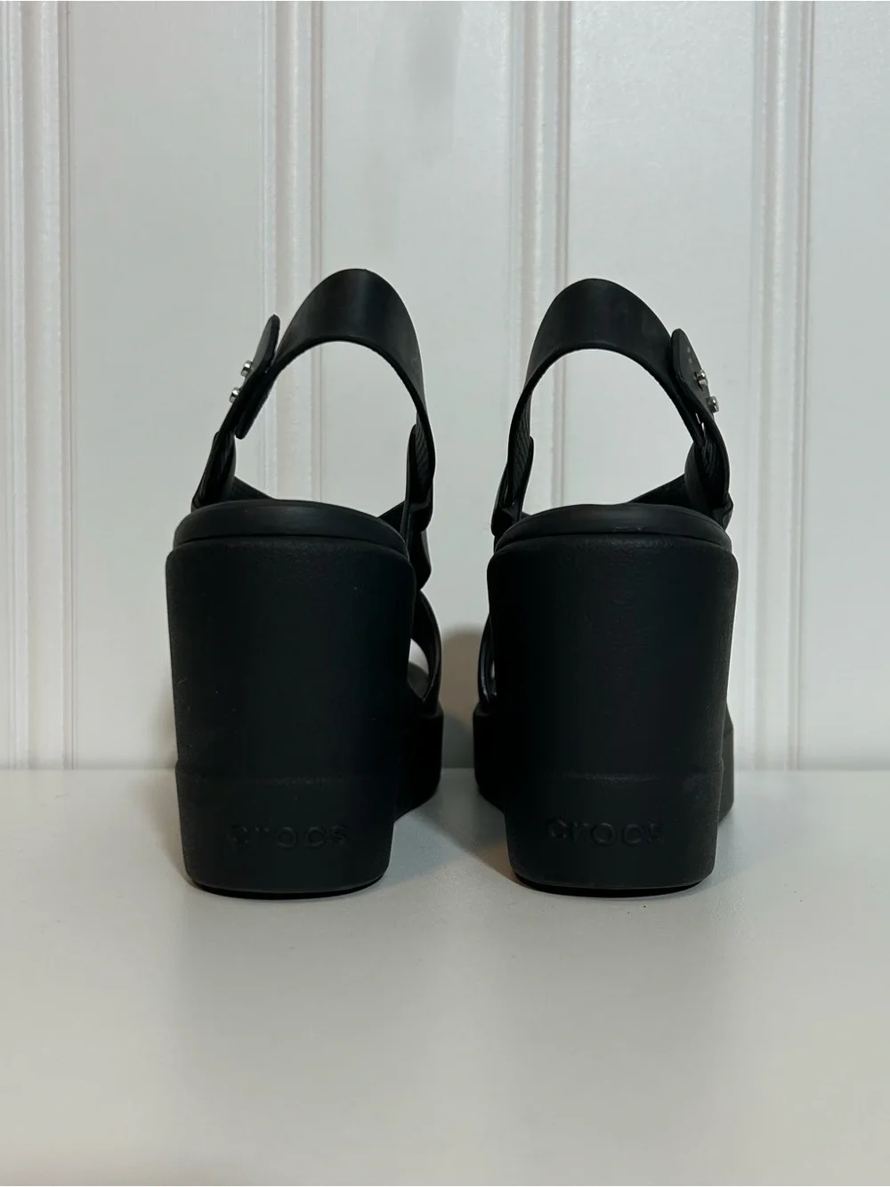 CROCS black platform